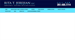 Desktop Screenshot of jerejianlaw.com
